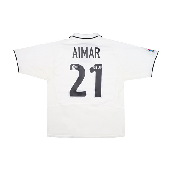 VALENCIA 2002-03 HOME SHIRT - AIMAR 21
