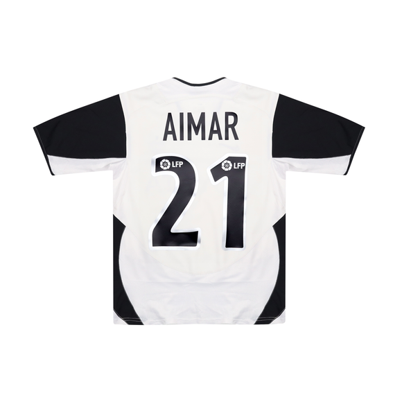 VALENCIA 2003-04 HOME SHIRT - AIMAR 21 - KIDS L