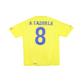 VILLARREAL 2010-11 HOME SHIRT - CAZORLA 8 