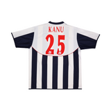 WEST BROM 2004-05 HOME SHIRT - KANU 25 