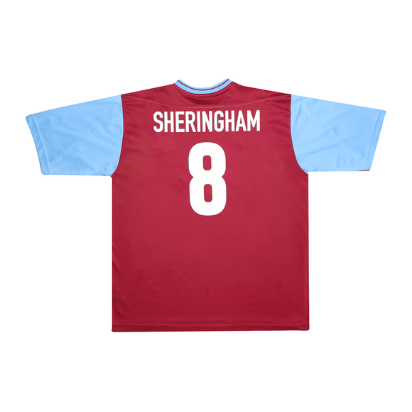 WEST HAM 2003-05 HOME SHIRT - SHERINGHAM 8