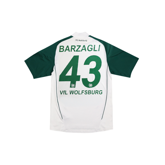 WOLFSBURG 2010-11 HOME SHIRT - BARZAGLI 43 