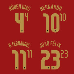 PORTUGAL 2020-21 HOME NAME SET