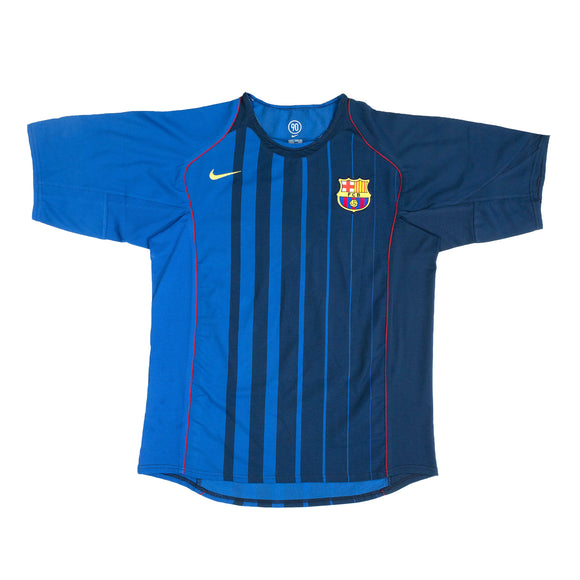 BARCELONA 2004-05 AWAY SHIRT - MESSI 30 - XL
